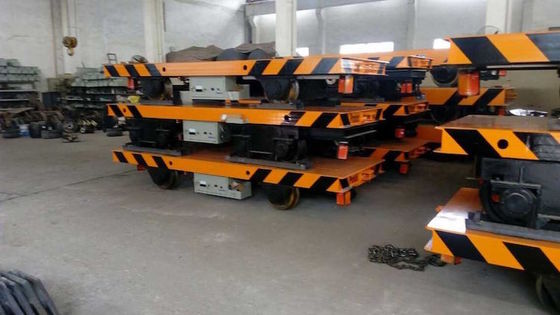 20 Ton Turntable Rail Transfer Cart with 90 Degree Indexed Rotation and Flush Crossing Deck for Motorized Transfer Trolley Systems