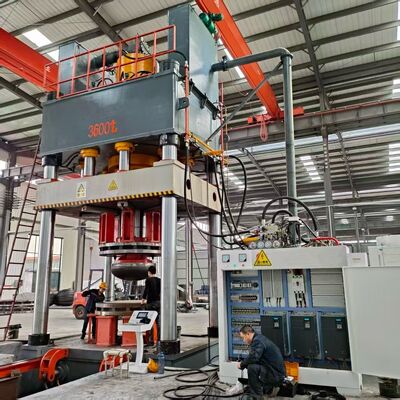 3600T/1200T آلة الضغط الهيدروليكي الساخن لصنع صحون الخزان